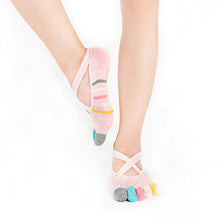 Load image into Gallery viewer, Non-Slip Cotton Silicone Boat Socks
