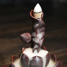 Load image into Gallery viewer, Lotus Incense Burner with Backflow Design ITDinos®

