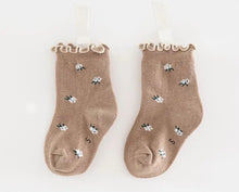 Load image into Gallery viewer, Children&#39;s Cartoon Flower Socks with Wooden Ears ITDinos®
