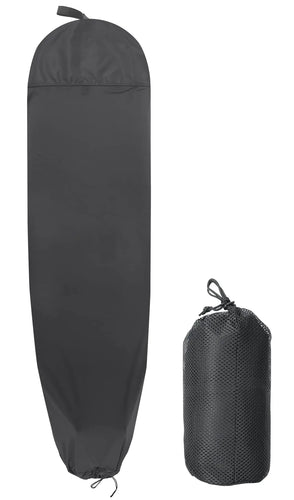 Cuddly Nest Surfboard Storage Cover Stretch Surf Board Sock Cover for Shortboard Funboard and Longboard (Black Up to 8.5’ Round Nose) ITDinos®