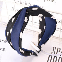Lade das Bild in den Galerie-Viewer, Spring Wide Brim Polka Dot Fabric Headband
