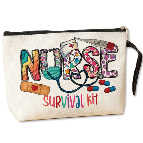 Nurse Appreciation Gifts Nurse Survival Kit Nurse Gifts for Women Funny Nurse Makeup Bag Nurse Appreciation for RN Nurses Graduation Christmas Birthday Nurses Week Nursing Gifts for Doctor School ITDinos®