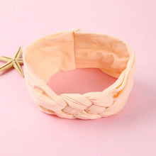 Load image into Gallery viewer, Nylon Headband with Cross Chinese Knot for Babies
