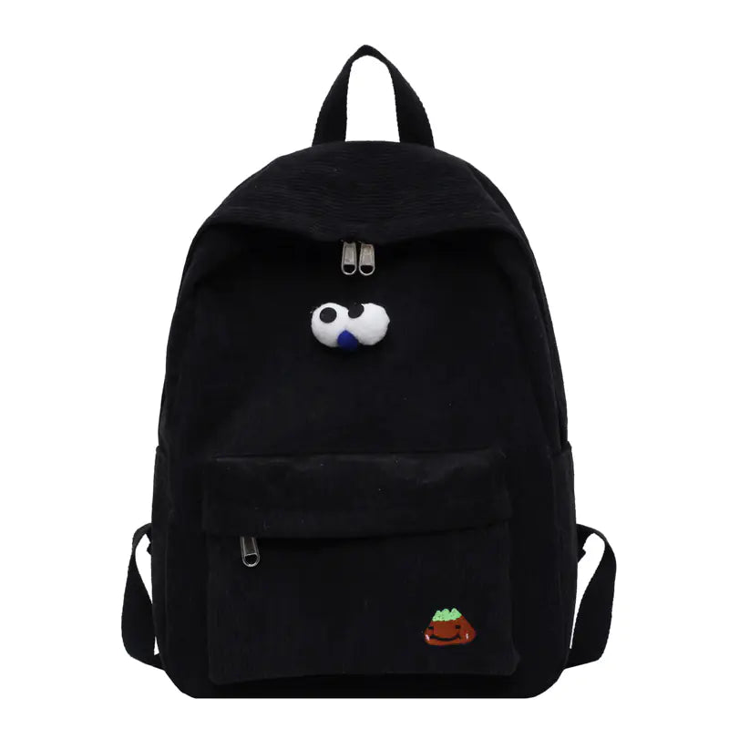 Corduroy Backpack for High School Students ITDinos®