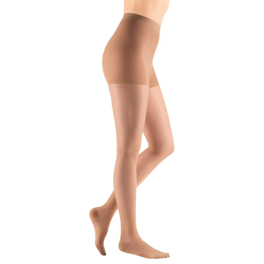 mediven Sheer & Soft for Women 20-30 mmHg - Closed Toe Leg Circulation Pantyhose Compression Stockings for Women Sheer Leg Support Compression Hosiery II Natural