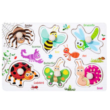 Load image into Gallery viewer, Wooden 3D Animal Puzzle Toy for Early Learning ITDinos®
