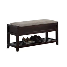 Load image into Gallery viewer, Rouen Seating Bench With Shoe Storage, Espresso ITDinos®
