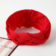 Load image into Gallery viewer, Nylon Headband with Cross Chinese Knot for Babies
