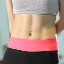 Load image into Gallery viewer, Fashionable Women&#39;s Stainless Steel Crystal Navel Piercing Ring ITDinos®
