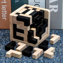 Load image into Gallery viewer, 3D Wooden Cube Puzzle Toy ITDinos®
