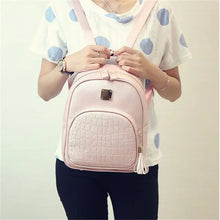 Load image into Gallery viewer, Fashion Women&#39;s PU Leather Small Backpack for School ITDinos®
