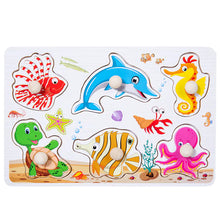 Load image into Gallery viewer, Wooden 3D Animal Puzzle Toy for Early Learning ITDinos®
