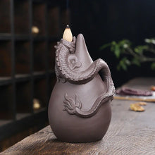 Load image into Gallery viewer, Chinese Dragon Backflow Incense Burner Home Decor ITDinos®
