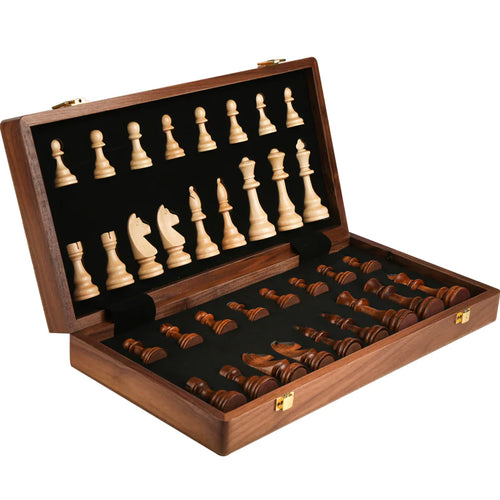 Large Children's Wooden Folding Chess Set ITDinos®