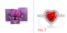 Load image into Gallery viewer, Eternal Rose Teddy Bear Jewelry Gift Box with Necklace ITDinos®
