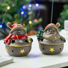 Load image into Gallery viewer, Ceramic Christmas Santa Snowman Incense Burner ITDinos®
