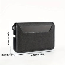 Load image into Gallery viewer, Men&#39;s Slim Metal Leather Wallet ITDinos®

