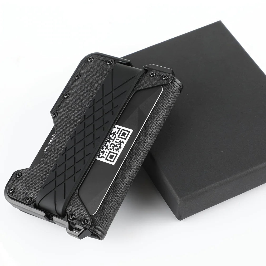 Men's Slim Metal Leather Wallet ITDinos®