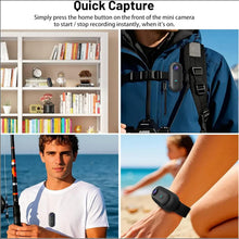 Lade das Bild in den Galerie-Viewer, Mini 1080P/4K Wearable Body Camera 128GB
