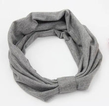 Load image into Gallery viewer, Exaggerated Wide Headband in Solid Cotton Fabric
