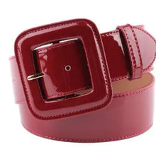 Load image into Gallery viewer, Cherry Patent Leather Belt (One Piece) ITDinos®
