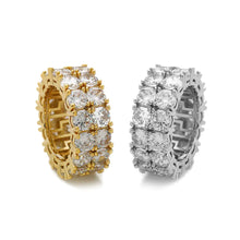 Load image into Gallery viewer, Hip Hop Men&#39;s Gold Ring with Zircon Stones ITDinos®
