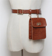 Load image into Gallery viewer, Fashionable Crocodile Pattern Detachable Waist Bag ITDinos®
