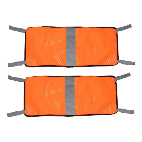 Lxmxgk Blaze Orange Safety Panel Blaze Orange Mesh Safety Panel with Reflective Strips Lightweight High Visibility Hunting and Outdoors Safety Panel for Backpacks Tents Blinds and Gear ITDinos®