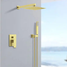 Lade das Bild in den Galerie-Viewer, Shower System Shower Mixer Combo Set Wall-mounted
