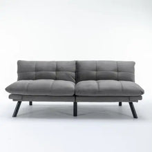 Load image into Gallery viewer, Light Grey Convertible Folding Modern Sofa Bed ITDinos®
