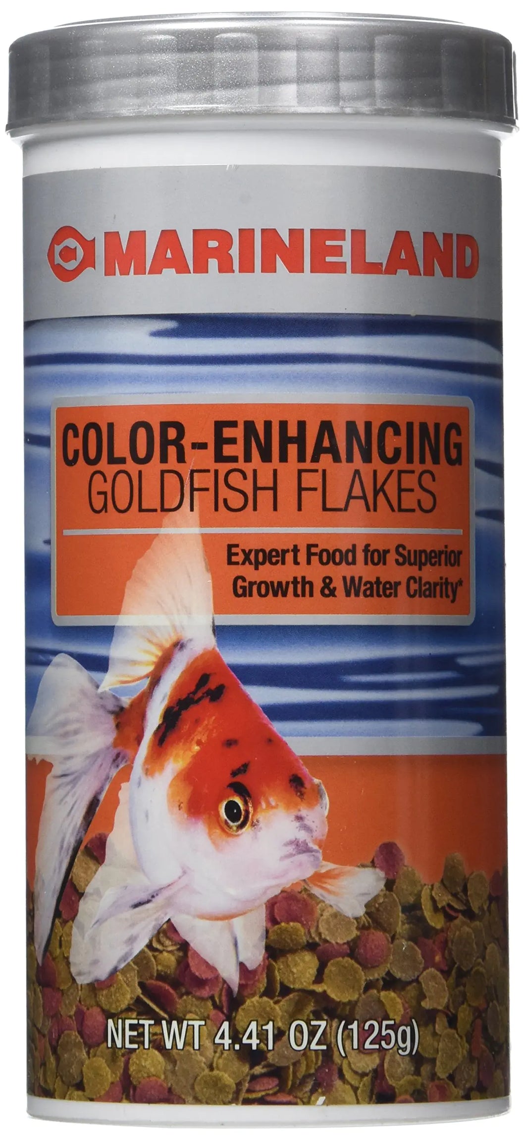 Aquaria Food Color Enhancing Goldfish Flakes 4.41 Oz