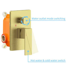 Lade das Bild in den Galerie-Viewer, Shower System Shower Mixer Combo Set Wall-mounted
