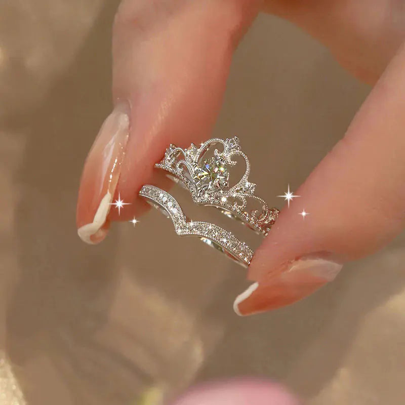 Adjustable Crown Ring for Women - Wedding Design ITDinos®