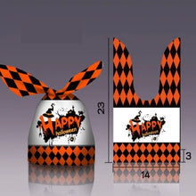 Load image into Gallery viewer, 50pcs Halloween Rabbit Ears Pumpkin Snack Bags ITDinos®
