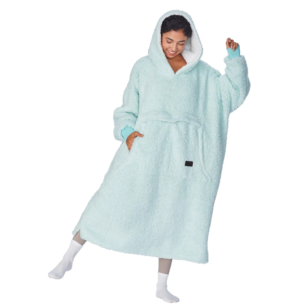 Catalonia Oversized Blanket Hoodie Sweatshirt Full Body Comfortable Sherpa Lounging Pullover for Adults Gift for Women ITDinos®