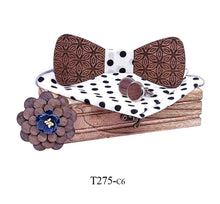 Load image into Gallery viewer, Custom Logo Wooden Bow Tie for Weddings (Pink) ITDinos®
