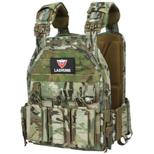 Load image into Gallery viewer, LASVENIS Quick Release Tactical Vest Adjustable Breathable Weighted Outdoor Vest for Training ITDinos®
