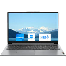 Load image into Gallery viewer, Lenovo Ideapad 1 Laptop 15.6 inch Anti-Glare Display Intel Celeron Processor 12GB RAM Storage: 256GB SSD+128GB eMMC Windows 11 Home 1 Year Microsoft 365 Webcam Wi-Fi Alpacatec Accessory ITDinos®

