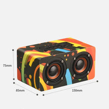 Load image into Gallery viewer, D50 Colorful Wooden Wireless Bluetooth Speaker ITDinos®
