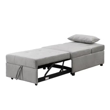 Load image into Gallery viewer, Folding Ottoman Sofa Bed Gray ITDinos®
