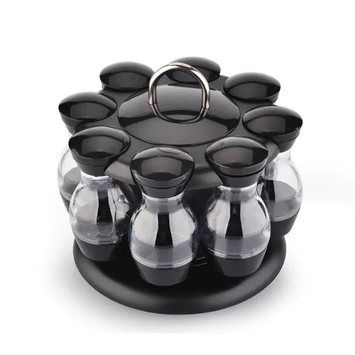 Double-Layer Rotating Spice Rack for Kitchen Use ITDinos®