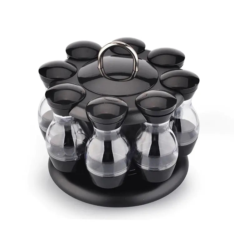 Double-Layer Rotating Spice Rack for Kitchen Use ITDinos®