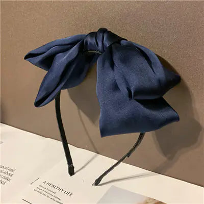 Korean Oversized Bow Headband in Red Hair Accessory