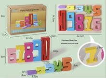 Lade das Bild in den Galerie-Viewer, Wooden Number Blocks Set

