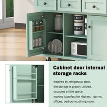 Load image into Gallery viewer, Kitchen Trolley With Rubberwood Folding Leaf Countertops ITDinos®
