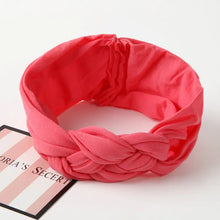 Load image into Gallery viewer, Nylon Headband with Cross Chinese Knot for Babies
