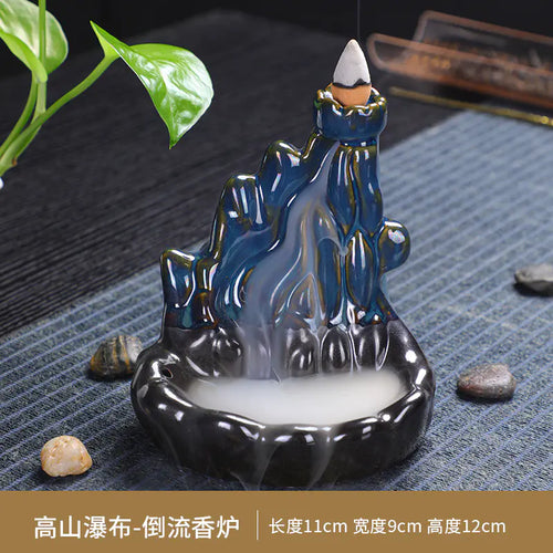 Dual-Use Backflow Incense Burner with Tower Design ITDinos®