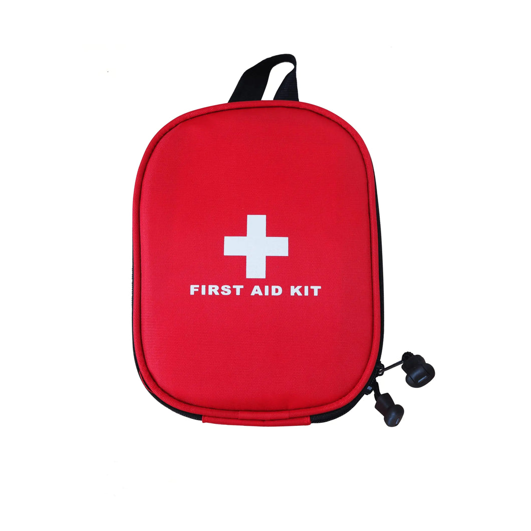 First Aid Kit for Hiking Backpacking Camping Travel Car & Cycling. with Waterproof Laminate Bags You Protect Your Supplies! Be Prepared for All Outdoor Adventures or at Home & Work (Red10)