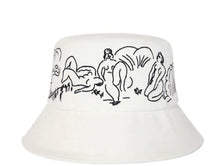 Load image into Gallery viewer, Line Pattern Fisherman Hat for Couples
