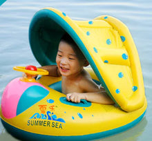 Load image into Gallery viewer, Baby Swimming Boat with Speaker and Inflatable Ring ITDinos®

